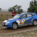 Sprungstark: Dirk Riebensahm im Subaru Impreza R4